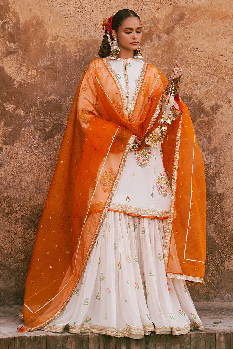 MNR | Guftagu Eid e Bahar | Zauq - Luxury Dress - available at Maria Faisal in UK and USA.