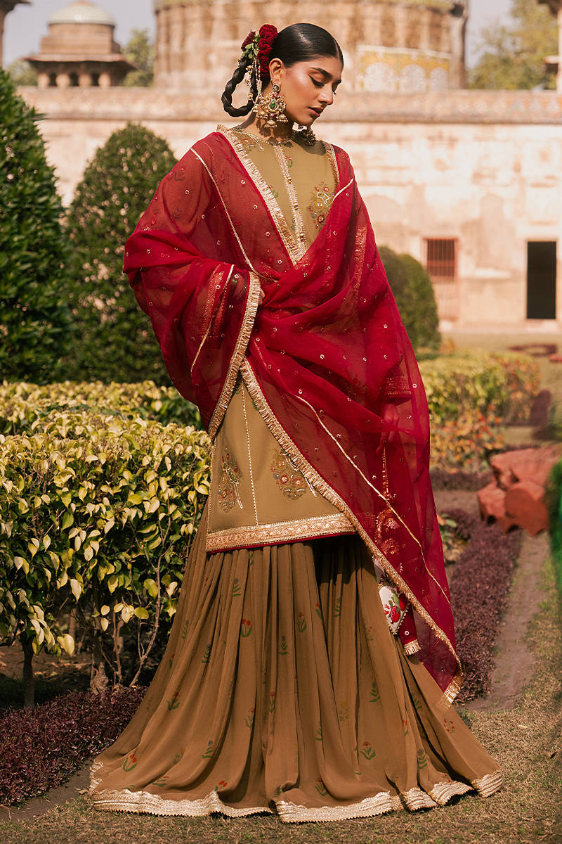 MNR | Guftagu Eid e Bahar | Noor e Dastaan - Luxury Dress - available at Maria Faisal in UK and USA.