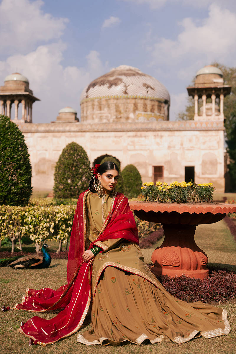 MNR | Guftagu Eid e Bahar | Noor e Dastaan - Luxury Dress - available at Maria Faisal in UK and USA.