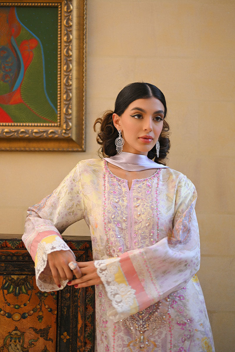 Ansab Jahangir | Digital Silk | Ciel Kaftan - Ladies Clothes - Maria Faisal