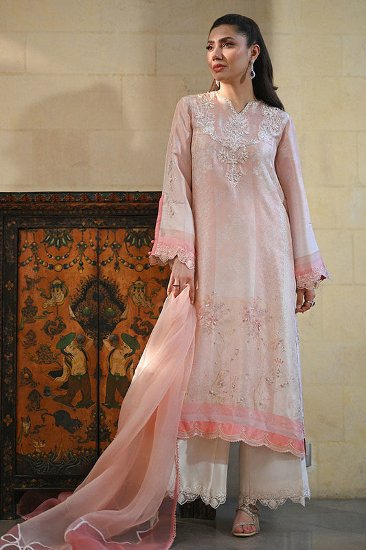 Ansab Jahangir | Digital Silk | Camira Shirt and Dupatta - Ladies Clothes - Maria Faisal