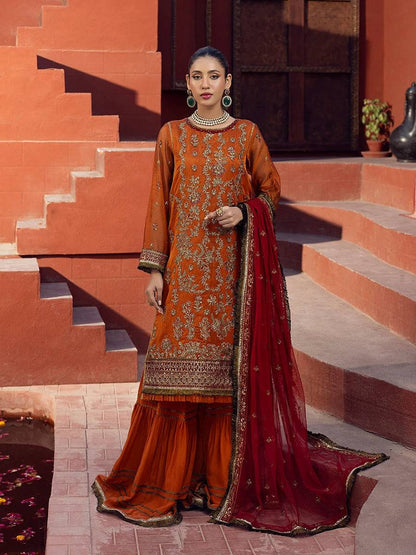 Salitex | Signature Festive Chiffon | JI019 by Maria Faisal - Registered Vendor of : Salitex - type : Ladies Clothes - 100% original wedding dresses