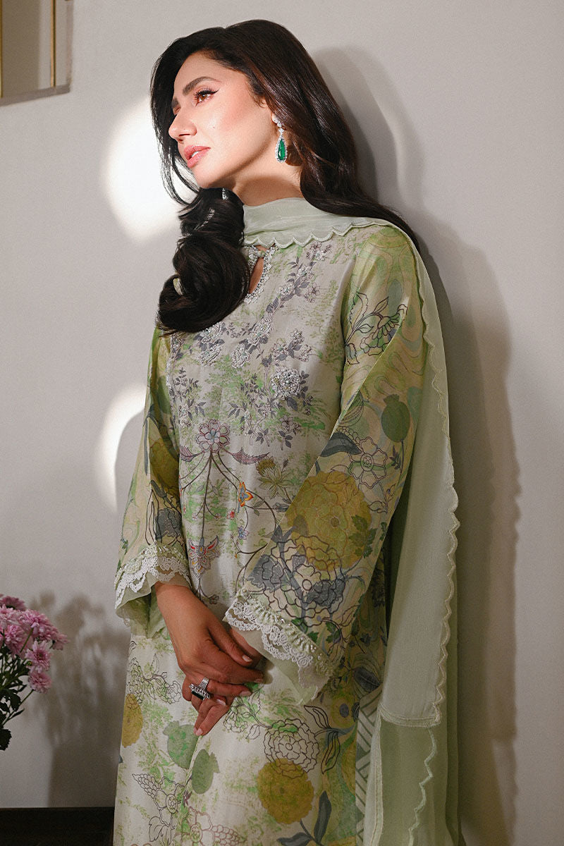 Ansab Jahangir | Digital Silk | Lyra Shirt and Dupatta - Ladies Clothes - Maria Faisal