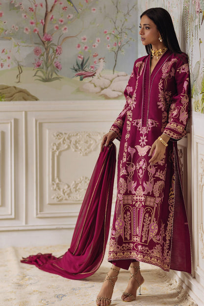 Annus Abrar | Elemental Festive | Renali (Shirt, Pants and Dupatta) - Ladies Clothes - Maria Faisal