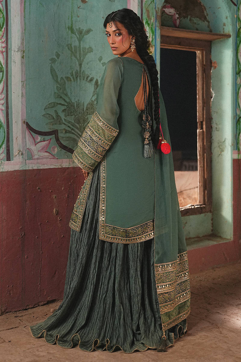 MNR | Farid Manzil Luxury Pret 26 | Gul-e-Sabz - Formal Dress - available at Maria Faisal in UK and USA.