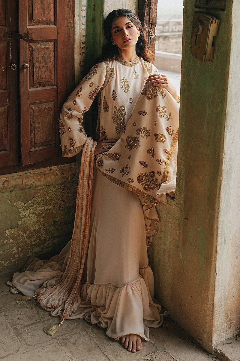 MNR | Farid Manzil Luxury Pret 26 | Noor-e-Bahar - Formal Dress - available at Maria Faisal in UK and USA.