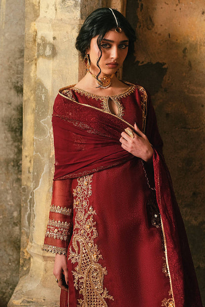 MNR | Farid Manzil Luxury Pret 26 | Surkh-e-Bahar - Formal Dress - available at Maria Faisal in UK and USA.