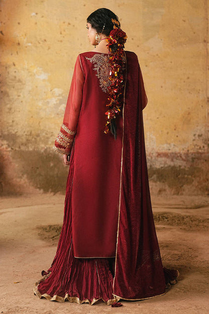 MNR | Farid Manzil Luxury Pret 26 | Surkh-e-Bahar - Formal Dress - available at Maria Faisal in UK and USA.