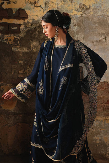 MNR | Farid Manzil Luxury Pret 26 | Mehk-e-Neel - Formal Dress - available at Maria Faisal in UK and USA.