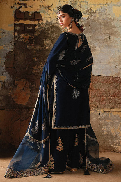 MNR | Farid Manzil Luxury Pret 26 | Mehk-e-Neel - Formal Dress - available at Maria Faisal in UK and USA.