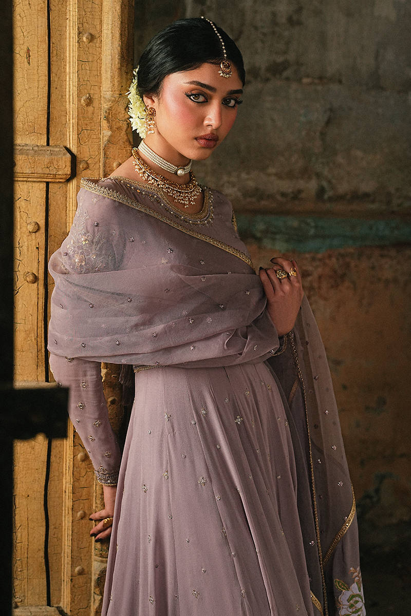 MNR | Farid Manzil Luxury Pret 26 | Sahar-e-Lilac - Formal Dress - available at Maria Faisal in UK and USA.