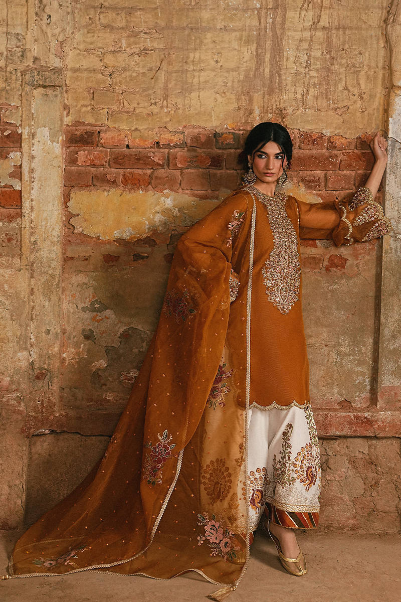 MNR | Farid Manzil Luxury Pret 26 | Rang-e-Bahar - Formal Dress - available at Maria Faisal in UK and USA.