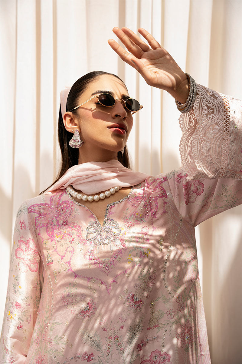 Ansab Jahangir | Digital Silk | Mahira Shirt And Dupatta - Ladies Clothes - Maria Faisal