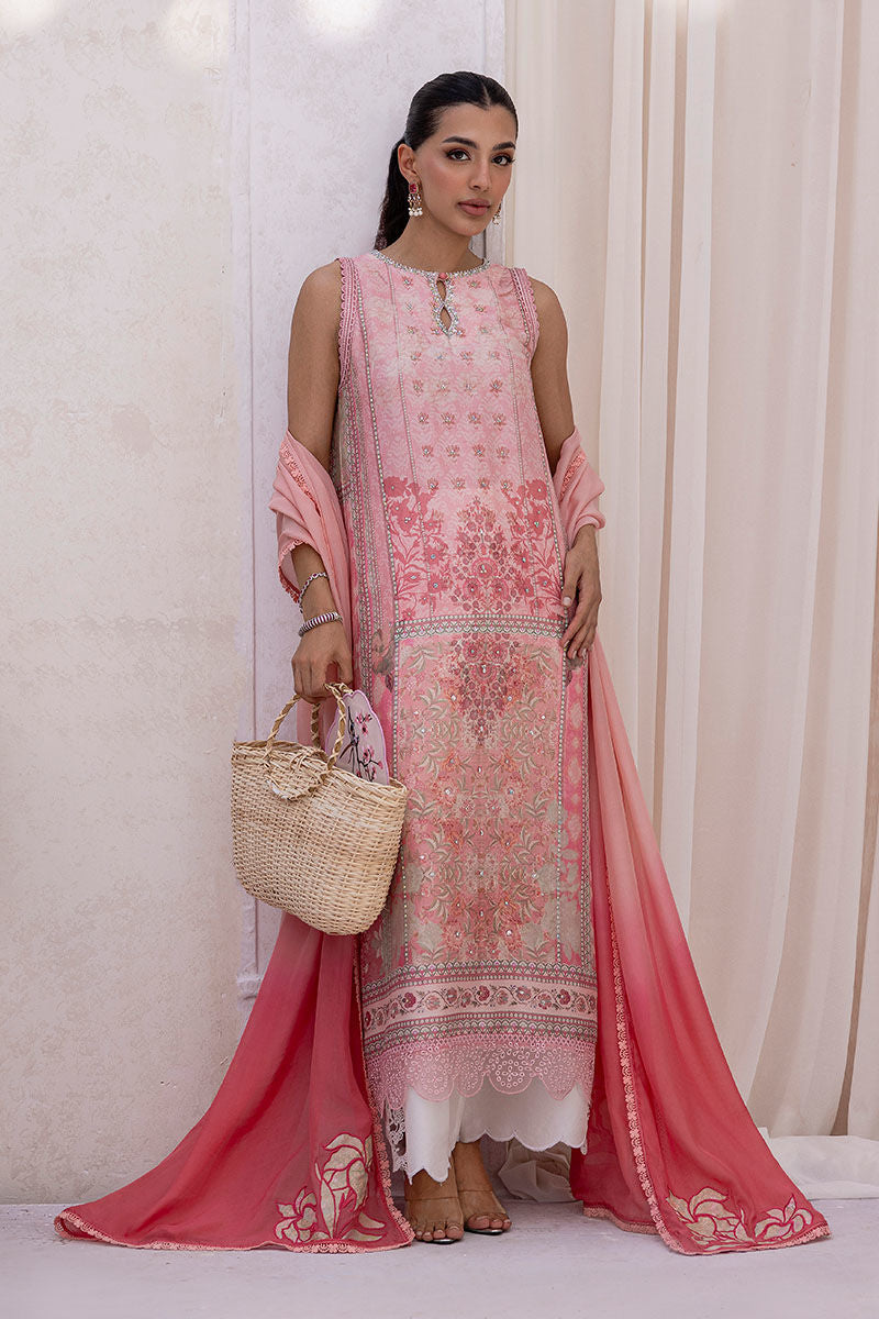 Ansab Jahangir | Digital Silk | Zoya Shirt And Dupatta - Ladies Clothes - Maria Faisal