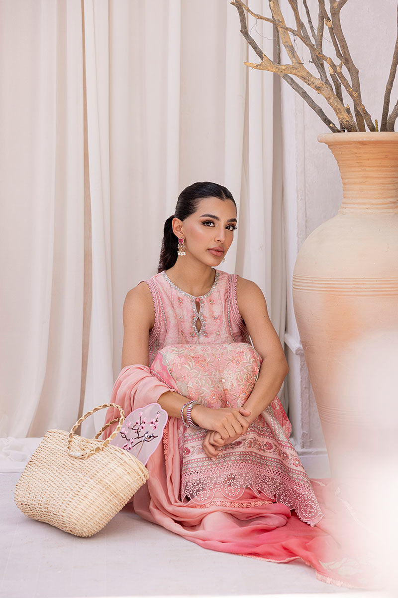 Ansab Jahangir | Digital Silk | Zoya Shirt And Dupatta - Ladies Clothes - Maria Faisal