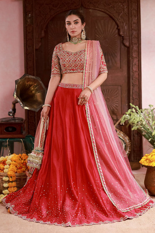 Ansab Jahangir | The Rani Edit | Sanaya - Bridal Dress - available at Maria Faisal in UK and USA.