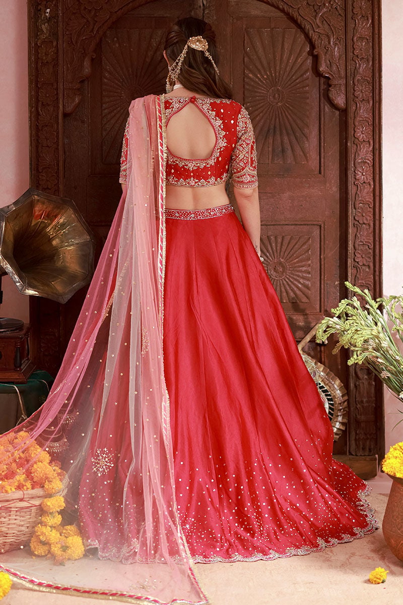 Ansab Jahangir | The Rani Edit | Sanaya - Bridal Dress - available at Maria Faisal in UK and USA.