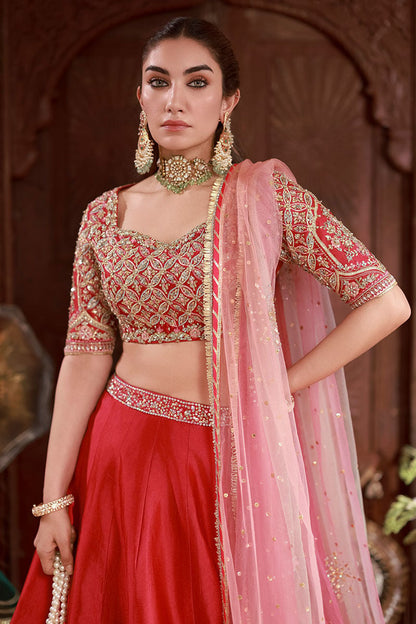 Ansab Jahangir | The Rani Edit | Sanaya - Bridal Dress - available at Maria Faisal in UK and USA.