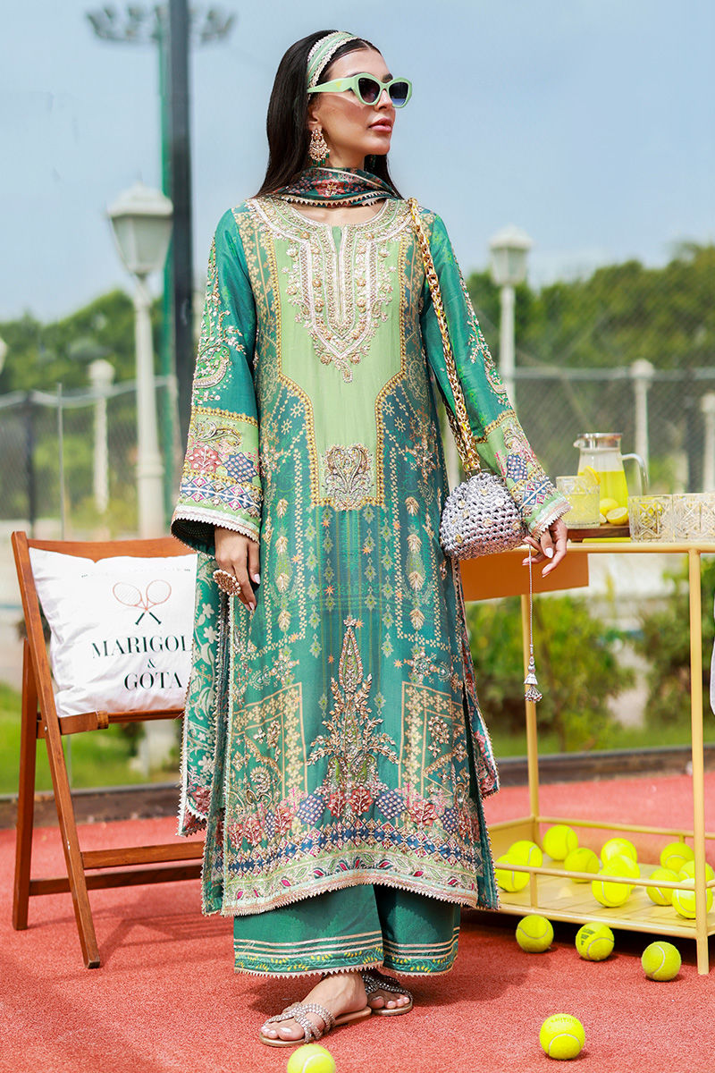 Ansab Jahangir | Marigold and Gota | Zartasha - Ladies Clothes - Maria Faisal