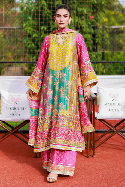 Ansab Jahangir | Marigold and Gota | Elif - Ladies Clothes - Maria Faisal