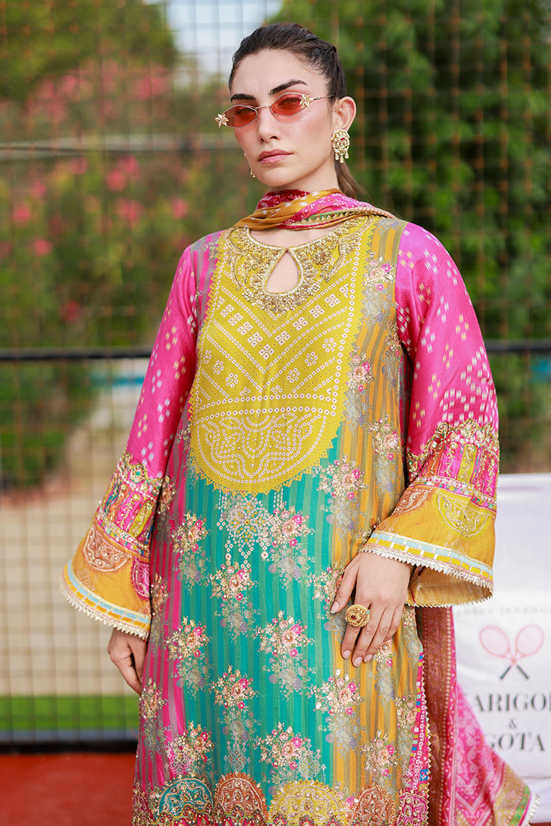 Ansab Jahangir | Marigold and Gota | Elif - Ladies Clothes - Maria Faisal
