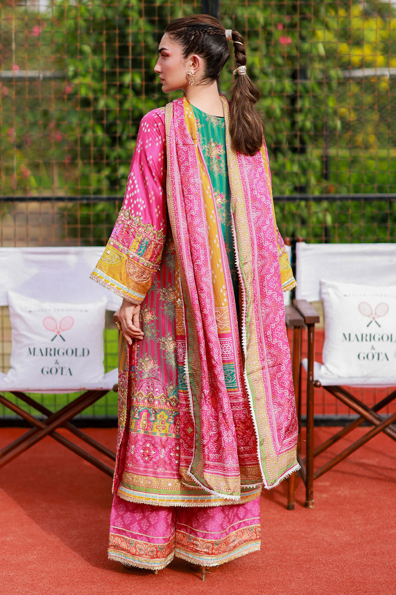 Ansab Jahangir | Marigold and Gota | Elif - Ladies Clothes - Maria Faisal