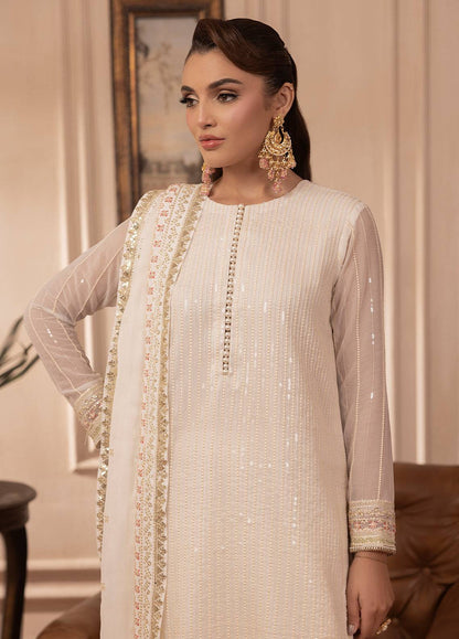 Sahane | Elyssa Festive Chiffon | CT-19005 Perle - ELYSSA by Maria Faisal - Registered Vendor of : Sahane - type : Ladies Clothes - 100% original wedding dresses