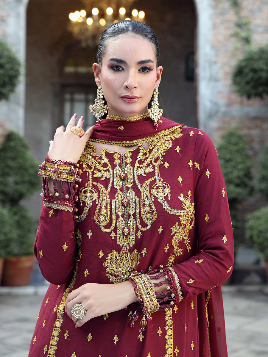 Salitex | Raaya Chiffon 24 | M05 - Wedding Dress - Maria Faisal