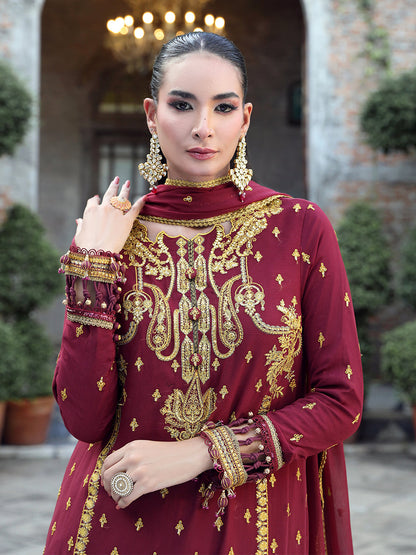 Salitex | Raaya Chiffon 24 | M05 - Wedding Dress - Maria Faisal