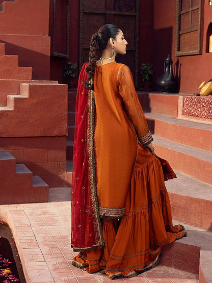 Salitex | Signature Festive Chiffon | JI019 by Maria Faisal - Registered Vendor of : Salitex - type : Ladies Clothes - 100% original wedding dresses