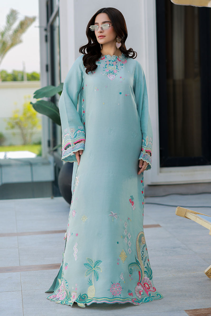 Ansab Jahangir | Summer Kaftans | Taffy - Luxury Dress - available at Maria Faisal in UK and USA.