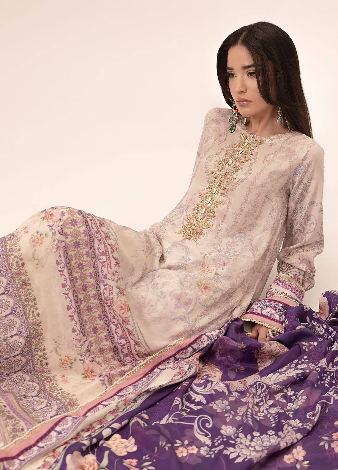 Sahane | Suay Silk Handwork Edit | CT-15003 KAIA - SUAY by Maria Faisal - Registered Vendor of : Sahane - type : Ladies Clothes - 100% original wedding dresses