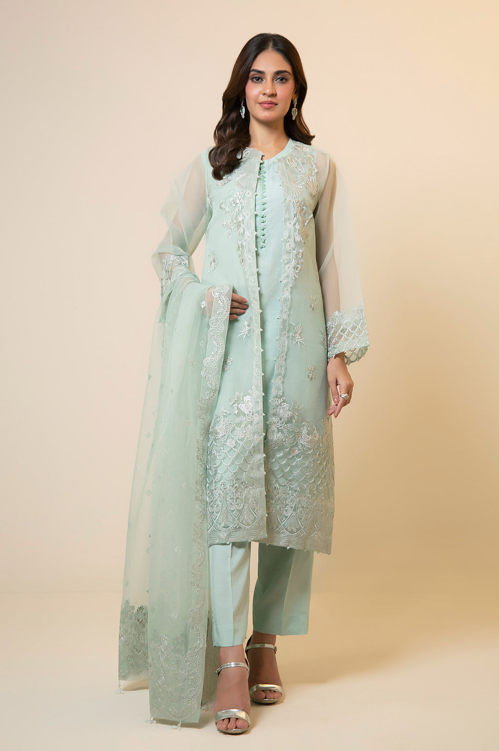 Zeen | Azalea Collection | WOM34125 - Ladies Clothes - Maria Faisal