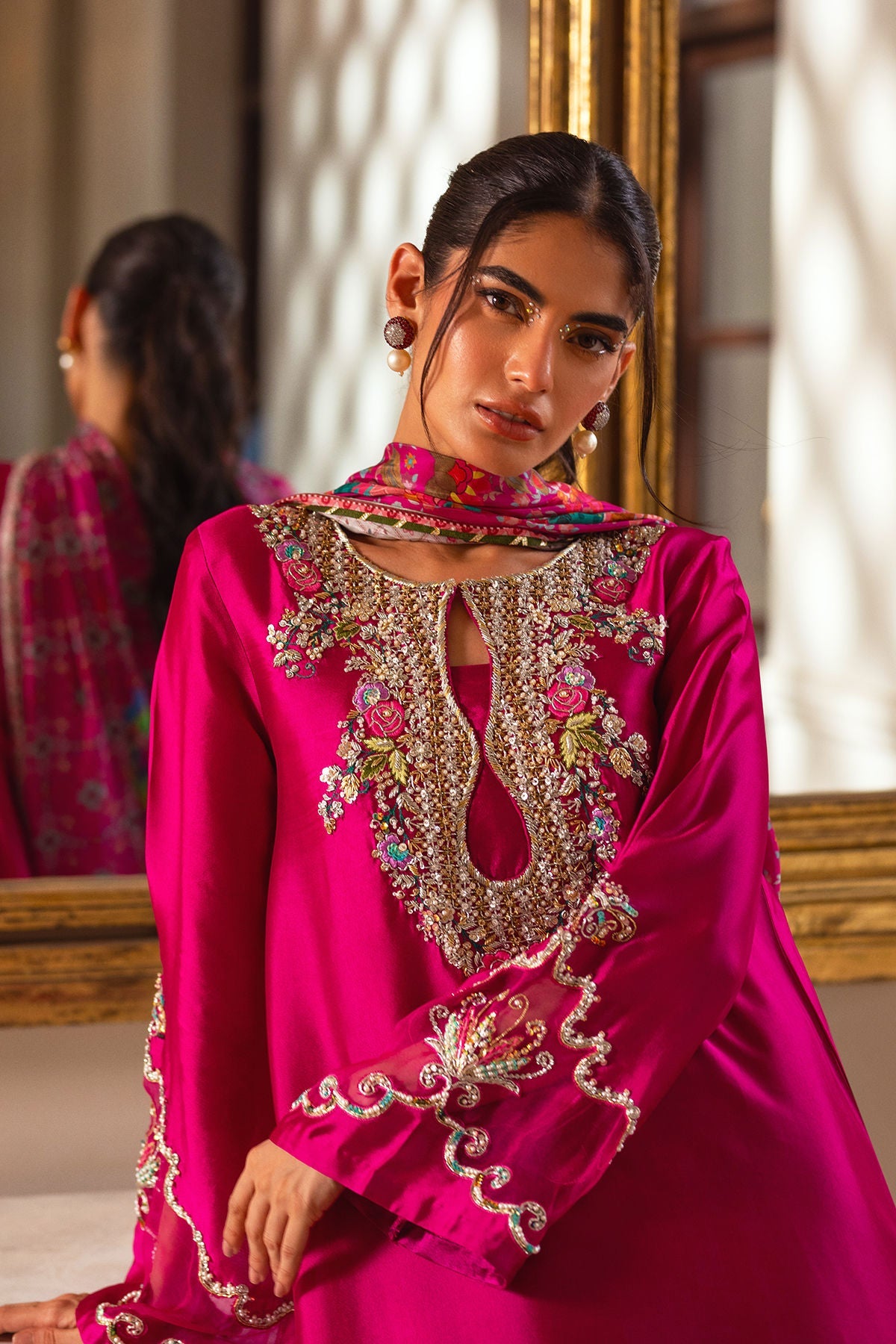 Annus Abrar | Leah Luxury Pret | Mahveen - Formal Dress - available at Maria Faisal in UK and USA.