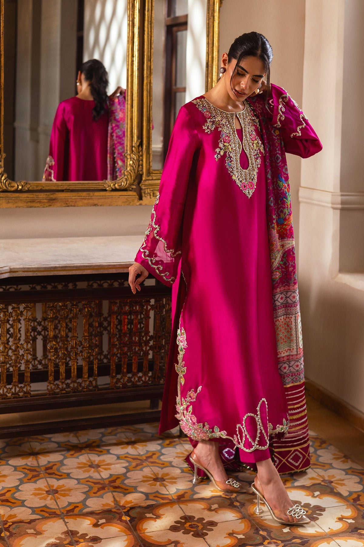 Annus Abrar | Leah Luxury Pret | Mahveen - Formal Dress - available at Maria Faisal in UK and USA.