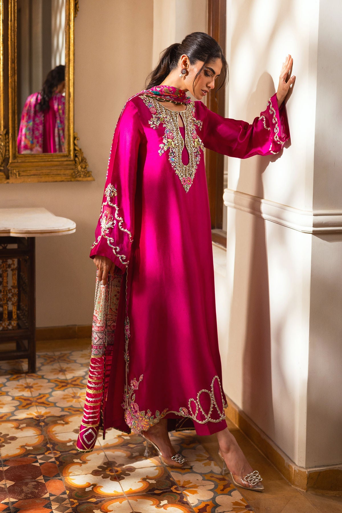Annus Abrar | Leah Luxury Pret | Mahveen - Formal Dress - available at Maria Faisal in UK and USA.