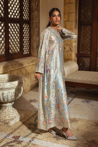 Annus Abrar | Leah Luxury Pret | Bisha Kaftaan - Formal Dress - available at Maria Faisal in UK and USA.