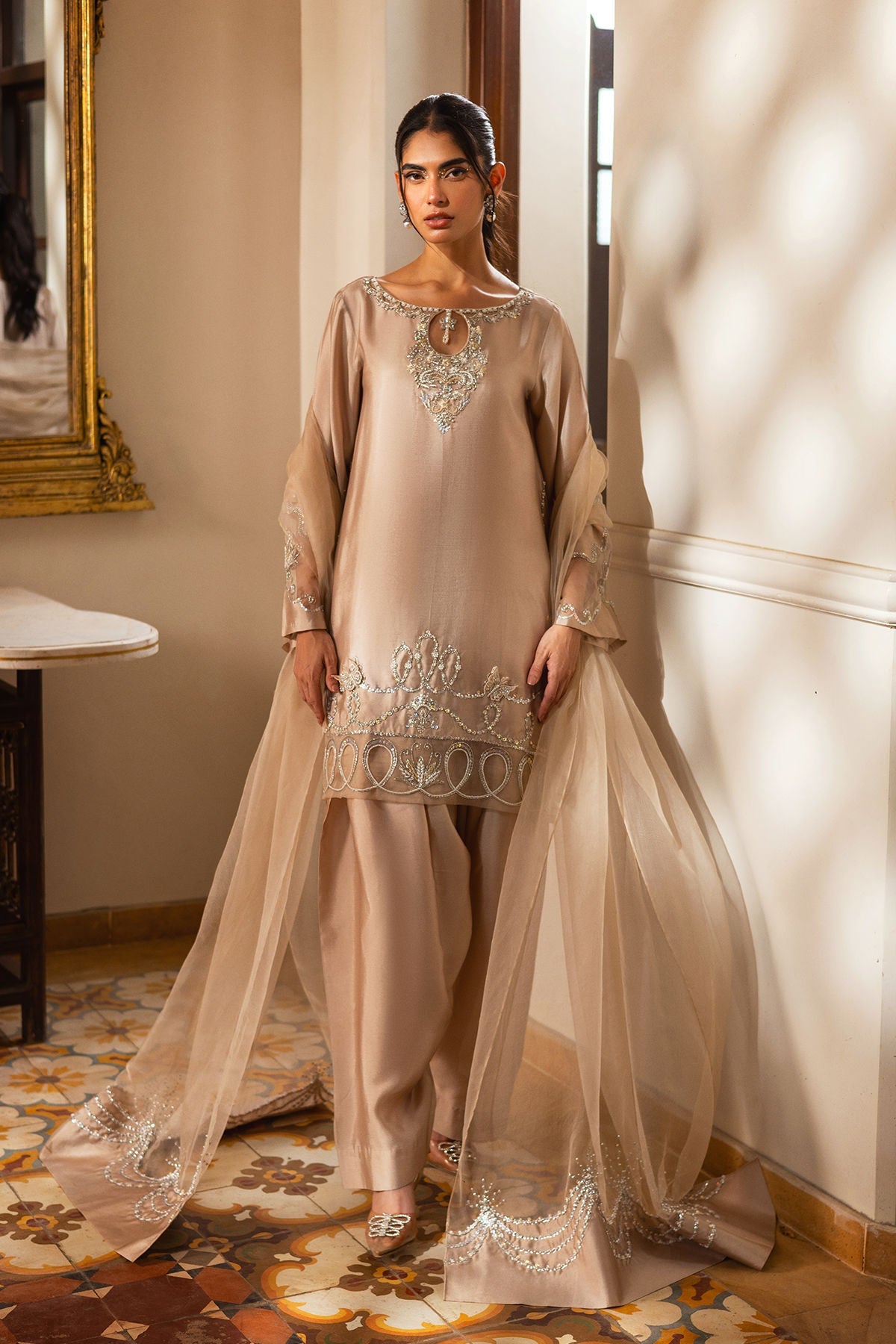 Annus Abrar | Leah Luxury Pret |Ceira - Formal Dress - available at Maria Faisal in UK and USA.