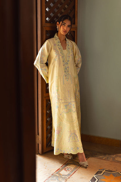Annus Abrar | Leah Luxury Pret |Leelia Kaftaan - Formal Dress - available at Maria Faisal in UK and USA.