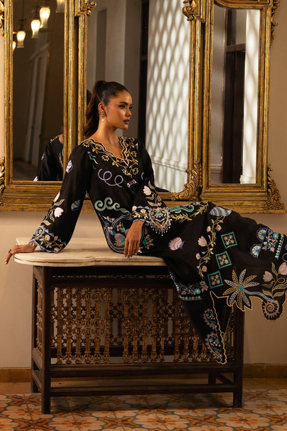 Annus Abrar | Leah Luxury Pret |Kayla Kaftan - Formal Dress - available at Maria Faisal in UK and USA.