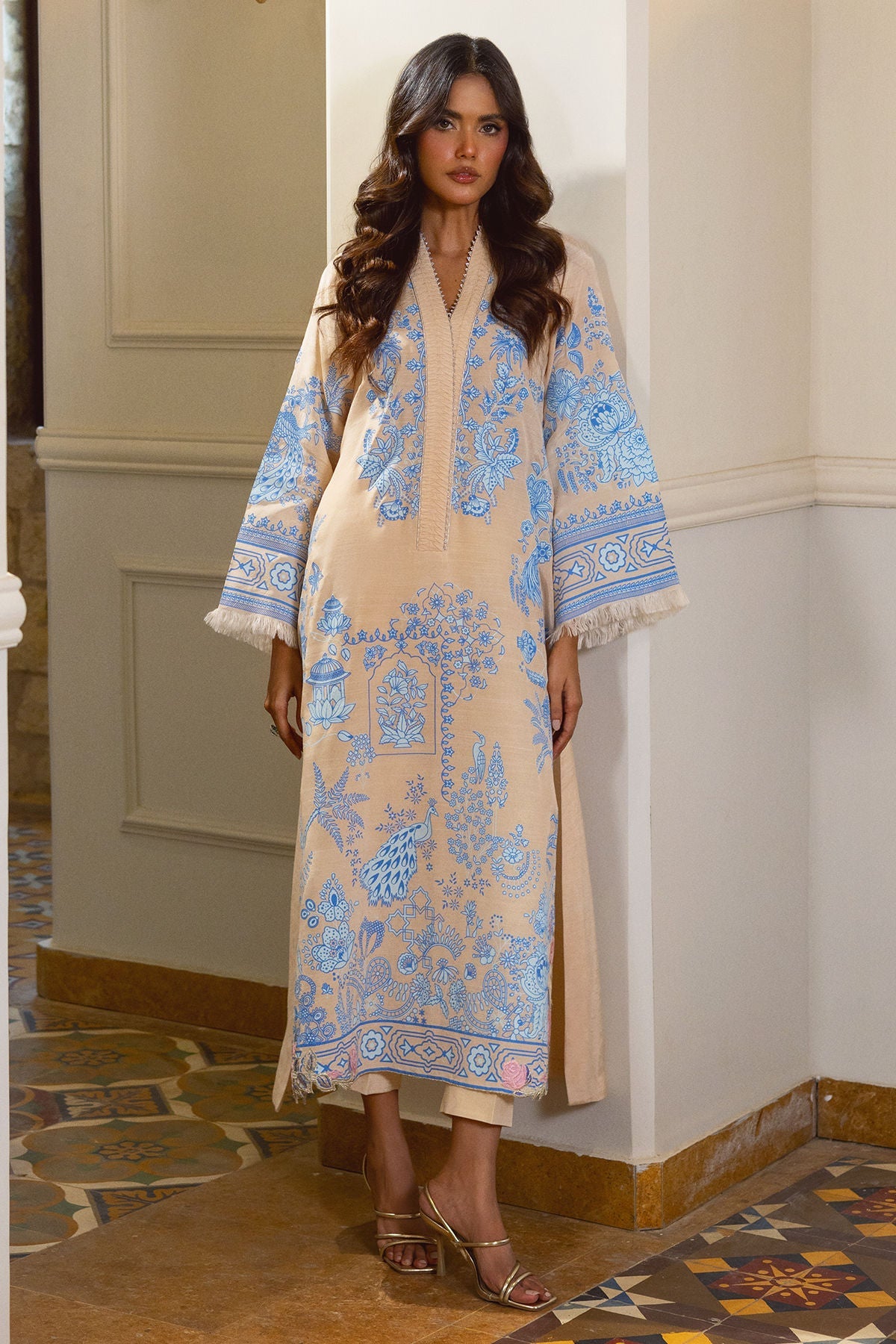 Annus Abrar | Elemental Basics |Fariya - Luxury Dress - available at Maria Faisal in UK and USA.