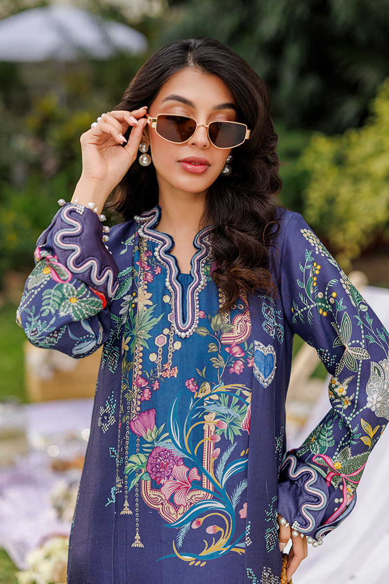 Ansab Jahangir | Summer Kaftans | DUSK KAFTAN - Luxury Dress - available at Maria Faisal in UK and USA.