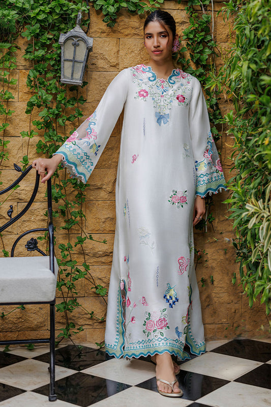Ansab Jahangir | Summer Kaftans | Fiore - Luxury Dress - available at Maria Faisal in UK and USA.