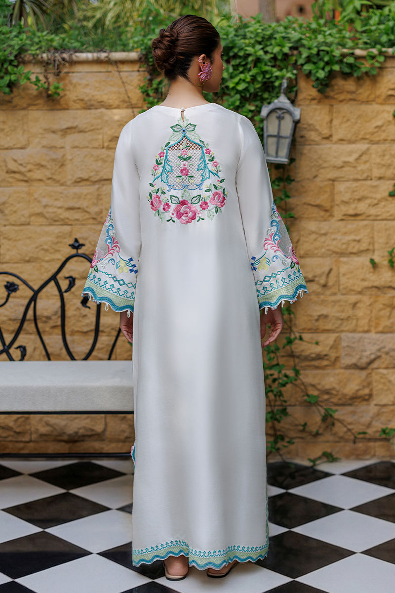 Ansab Jahangir | Summer Kaftans | Fiore - Luxury Dress - available at Maria Faisal in UK and USA.