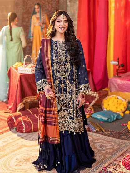 Salitex | Shehnai Festive | No023 by Maria Faisal - Registered Vendor of : Salitex - type : Ladies Clothes - 100% original wedding dresses