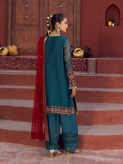 Salitex | Signature Festive Chiffon | JI021 by Maria Faisal - Registered Vendor of : Salitex - type : Ladies Clothes - 100% original wedding dresses