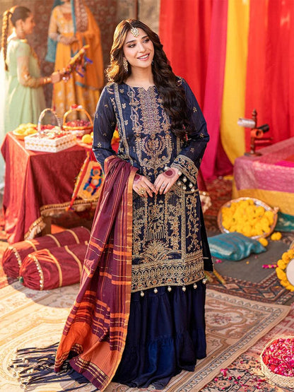 Salitex | Shehnai Festive | No023 by Maria Faisal - Registered Vendor of : Salitex - type : Ladies Clothes - 100% original wedding dresses