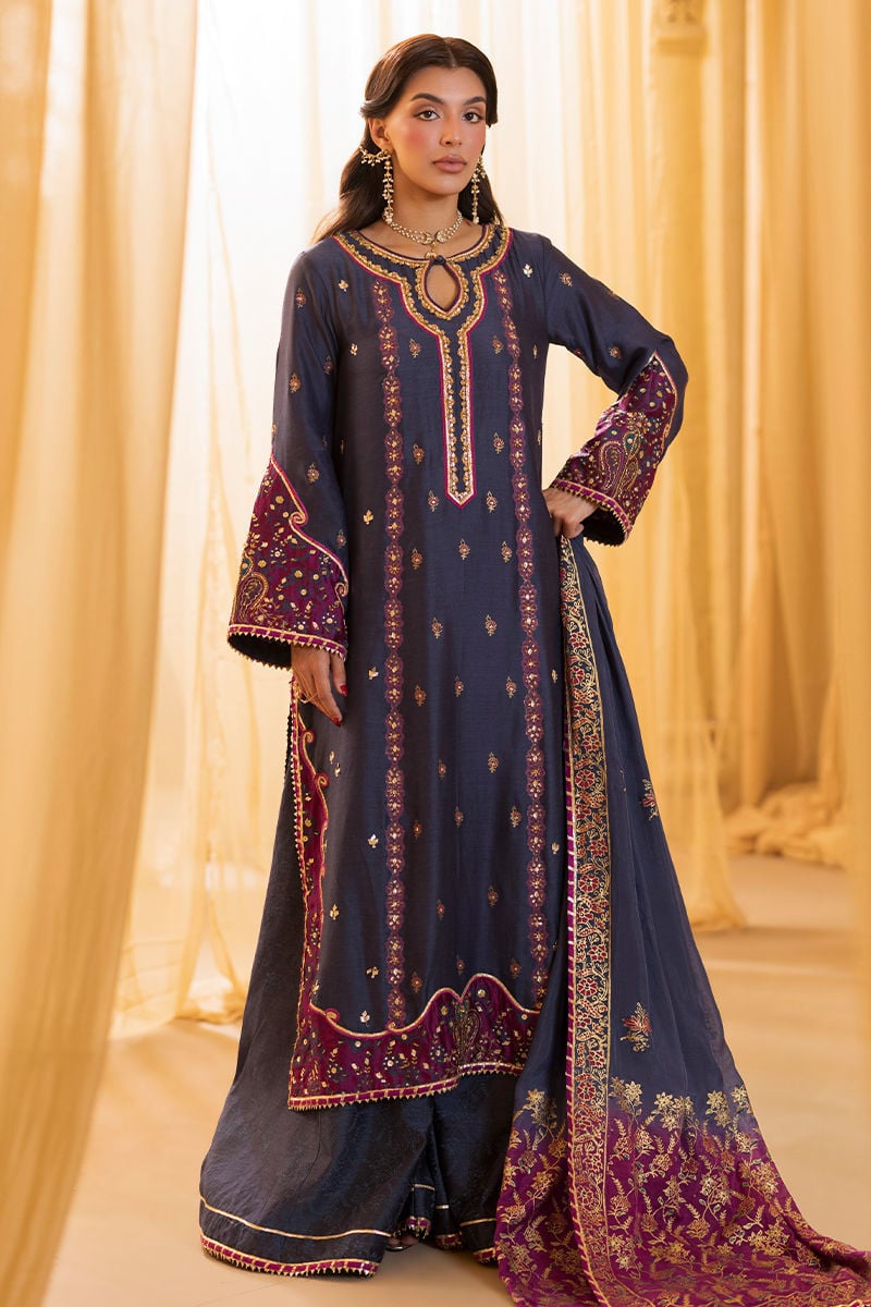 Ansab Jahangir | Artisan Prints 26 |Amora - Formal Dress - available at Maria Faisal in UK and USA.