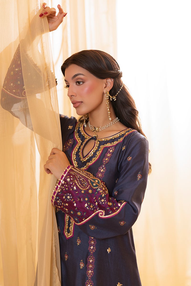 Ansab Jahangir | Artisan Prints 26 |Amora - Formal Dress - available at Maria Faisal in UK and USA.