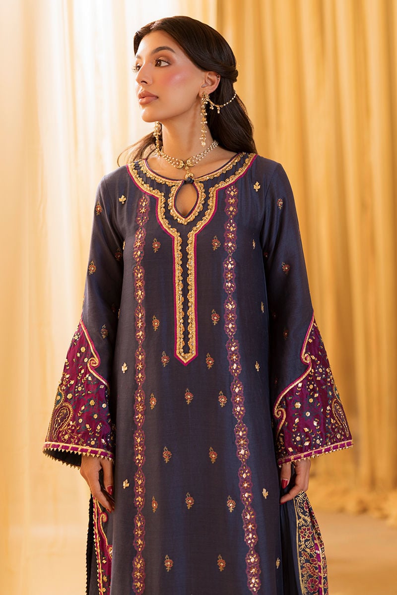 Ansab Jahangir | Artisan Prints 26 |Amora - Formal Dress - available at Maria Faisal in UK and USA.